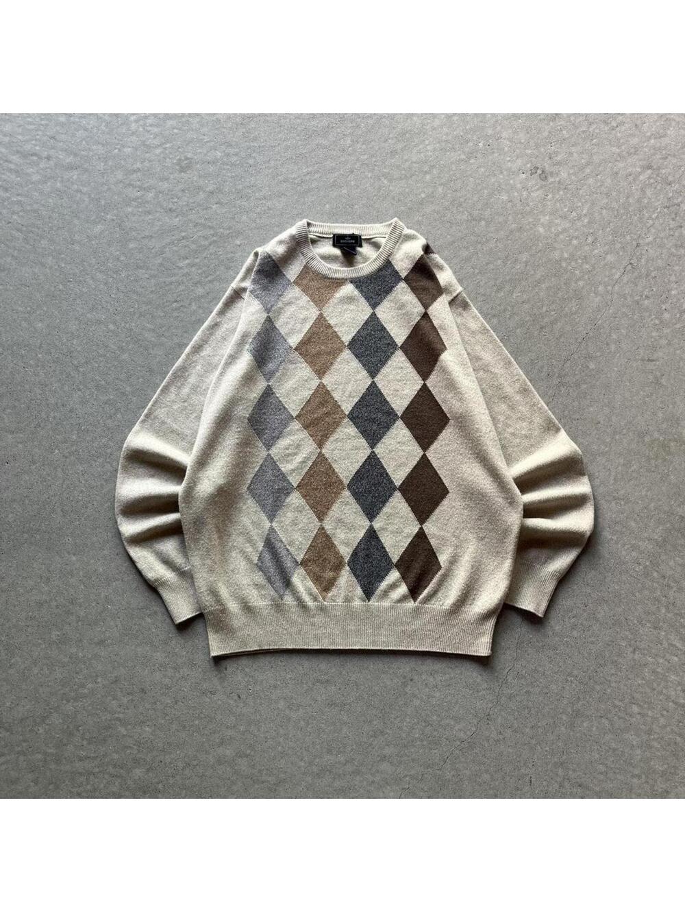 Vintage Y2K Dockers Argyle Sweater